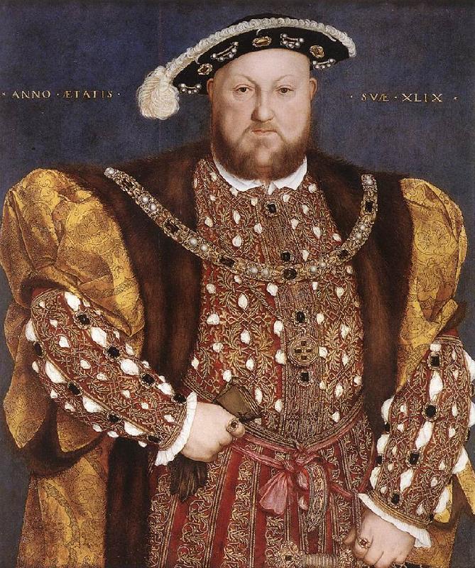 HOLBEIN, Hans the Younger Portrait of Henry VIII dg